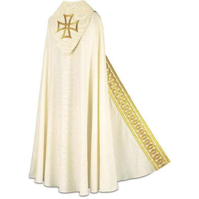 Polyester Blend Viscose White Choir Robes  Church Apparel