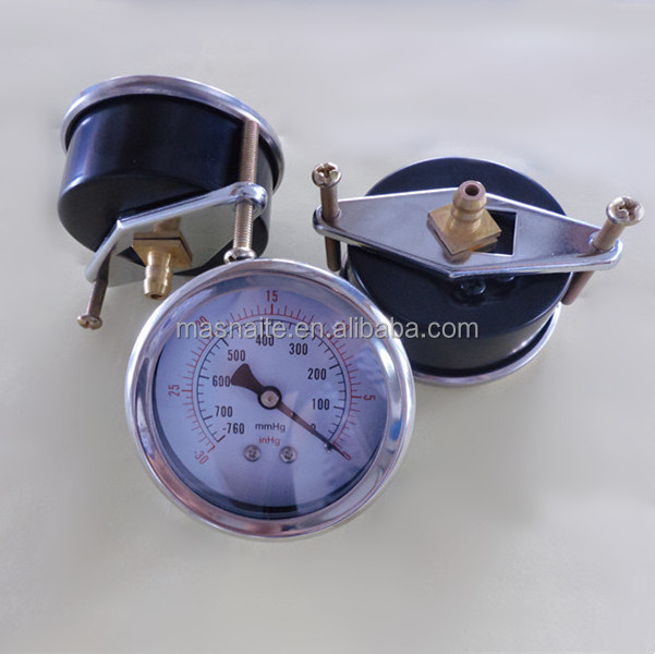 small dial dry vacuum pressure gauge