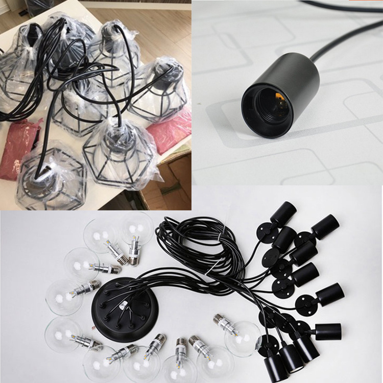 led spider light for home ceiling fittings decoration dinning lamp room night chandelier