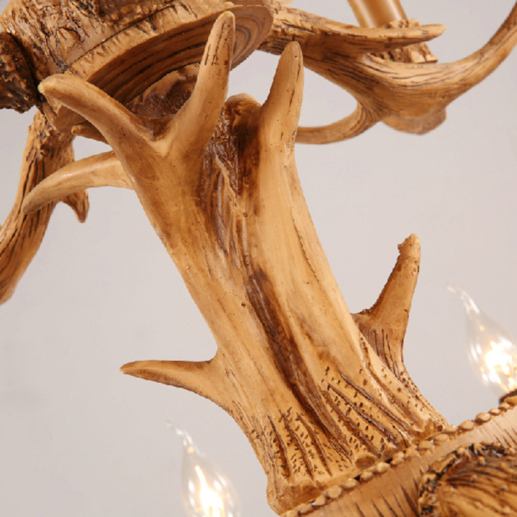 wholesale antler chandelier vintage designer light e14 candle bulb