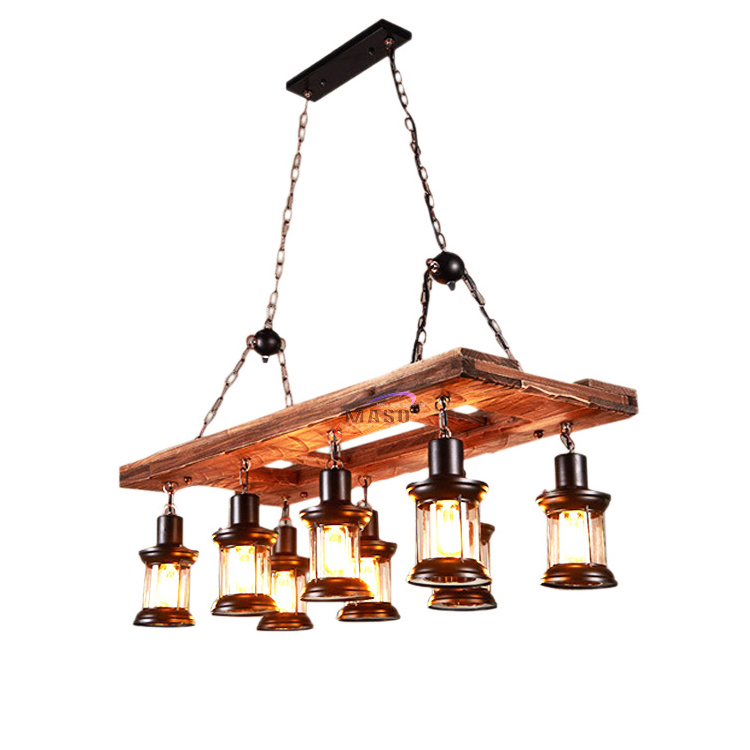 outdoor light fixture rectangle wood chandelier lightings