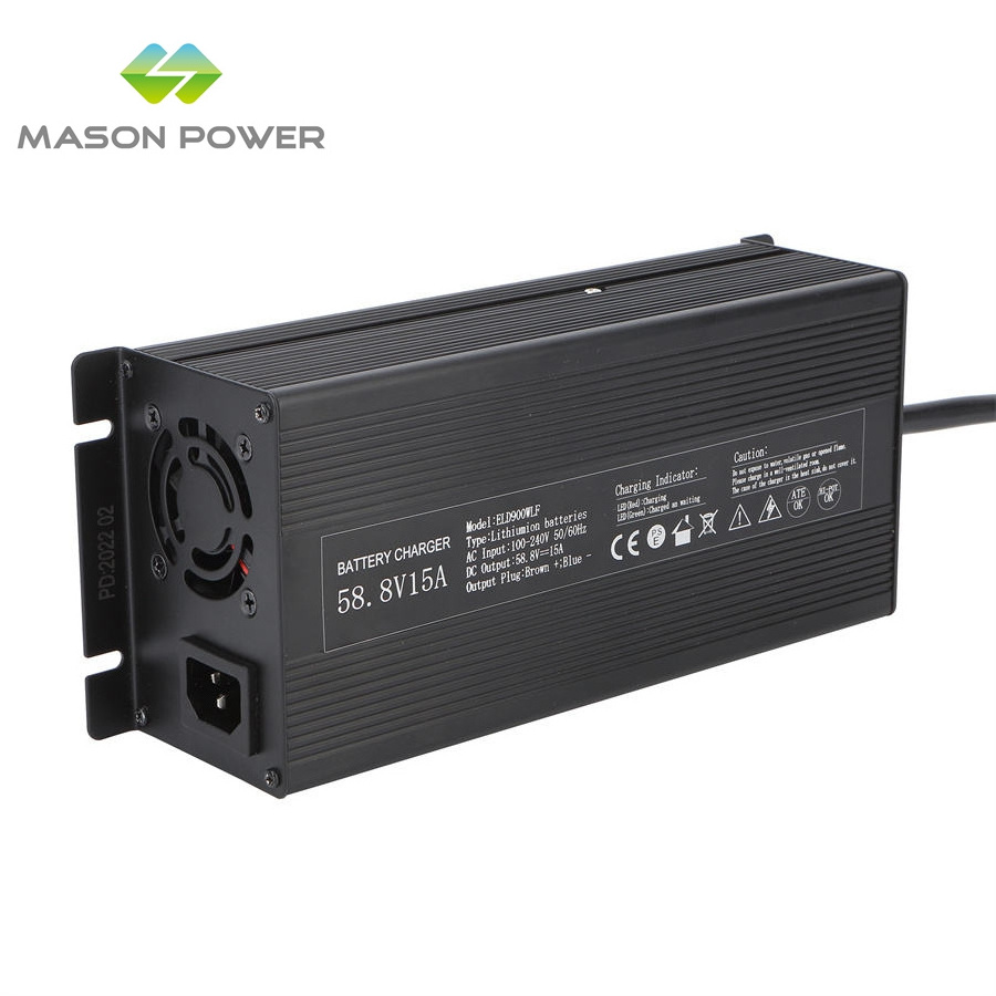 58.8V 54.6V 48V 30A 35A 13S 48.1V 14S 51.8V 900W Marine E-bike LED Digital Display Battery Charger