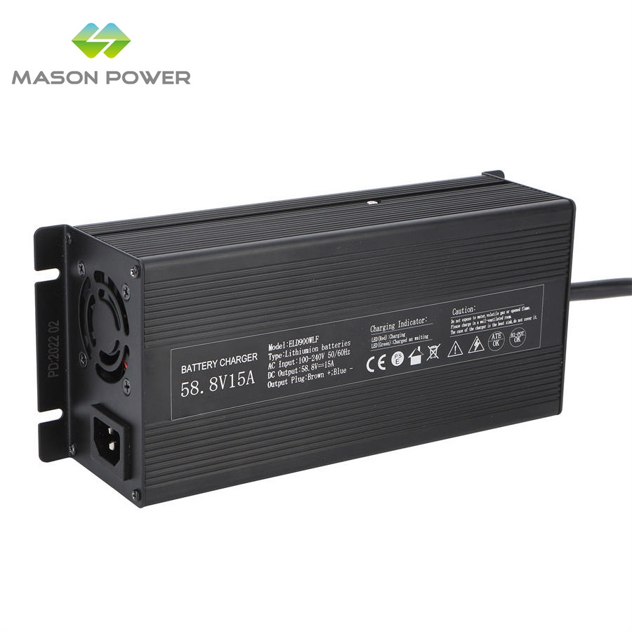 58.8V 54.6V 48V 30A 35A 13S 48.1V 14S 51.8V 900W Marine E-bike LED Digital Display Battery Charger