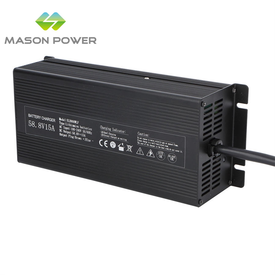 58.8V 54.6V 48V 30A 35A 13S 48.1V 14S 51.8V 900W Marine E-bike LED Digital Display Battery Charger