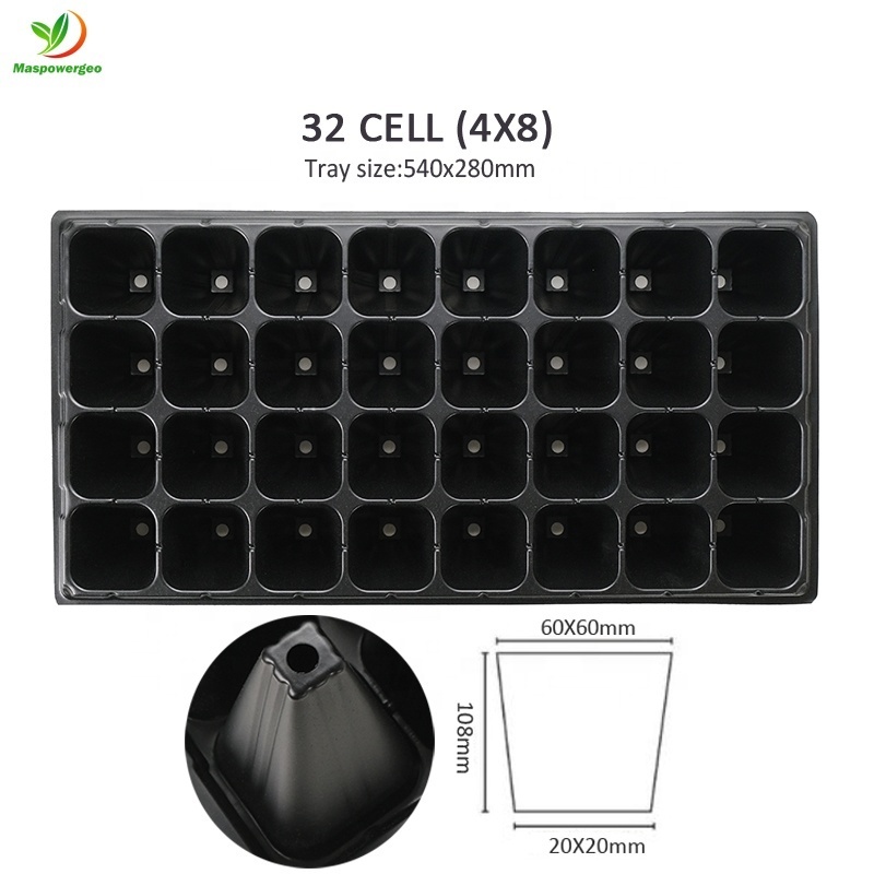 32 50 72 128 200 cells plug thickened seedling tray for trees ,tobacco seed