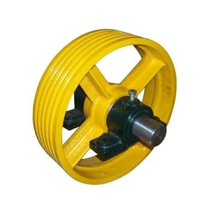 Elevator Nylon Deflector Sheave Counterweight Frame Sheave wire rope sheaves pulley