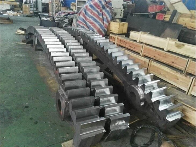 Large Size CNC Curved industrial gear for concrete mixer Rack And Pinion