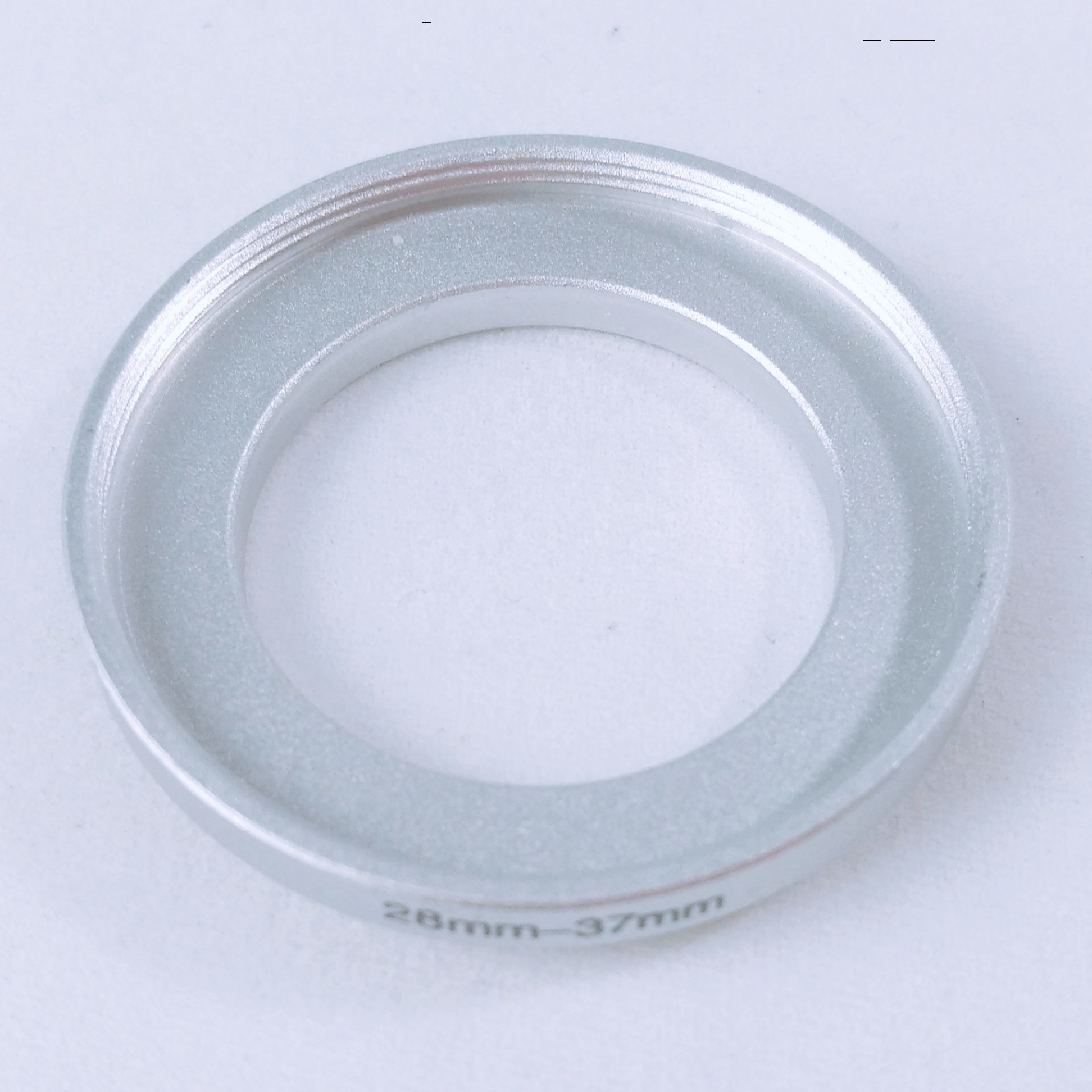 Digital camera accessories aluminum alloy CNC machining 28mm to 37mm step up ring from 28mm-37mm Camera Lens Filter Adapter Ring