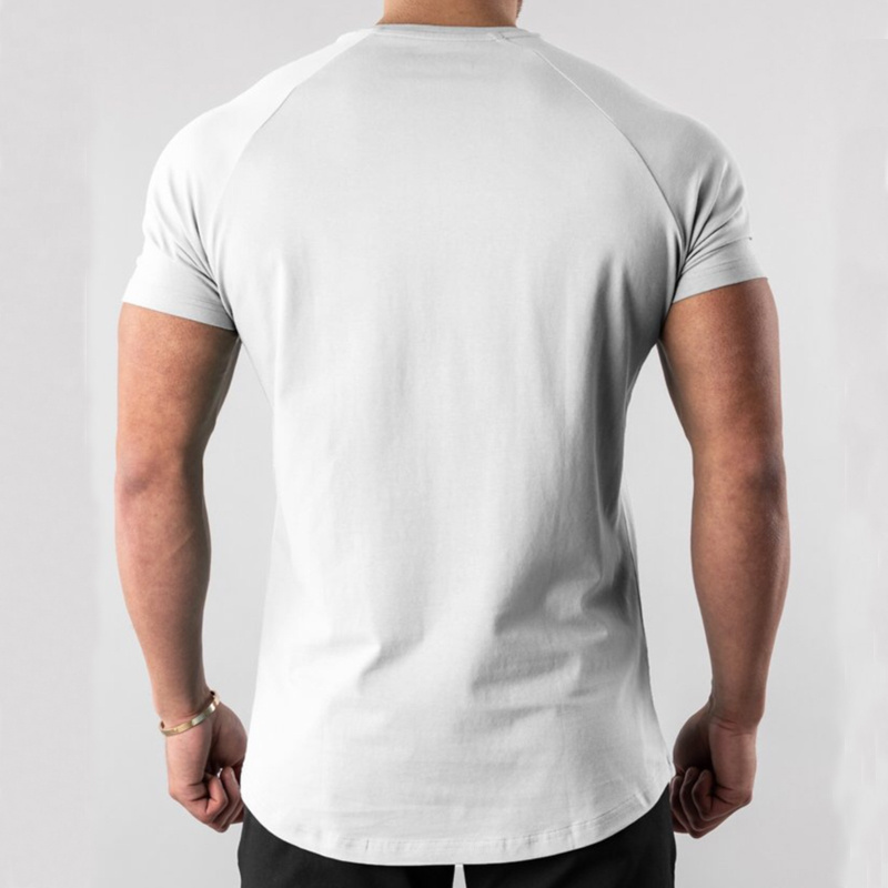 Custom Men Sports T Shirts 95 Cotton 5 Elastane T Shirt Top Quality