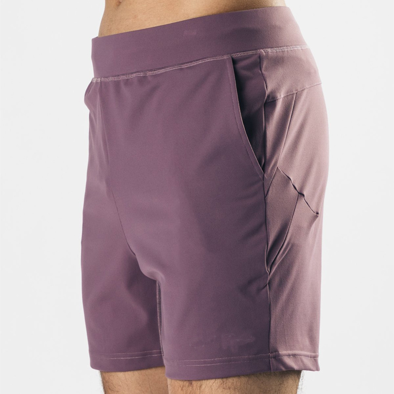 Slim Fit Elastine Gym Shorts Mens 4 Way Stretch  Shorts In Bulk