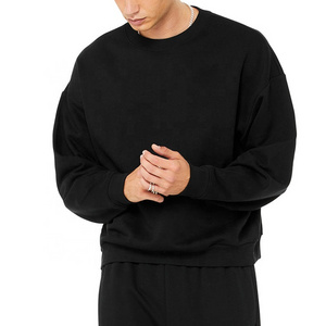 StreetWear Drop Shoulders Oversized Crewneck Sweatshirt Hip Hop Fleece Jumper Hot