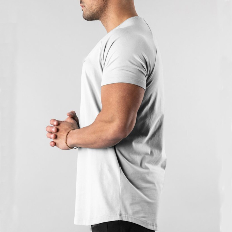 Custom Men Sports T Shirts 95 Cotton 5 Elastane T Shirt Top Quality