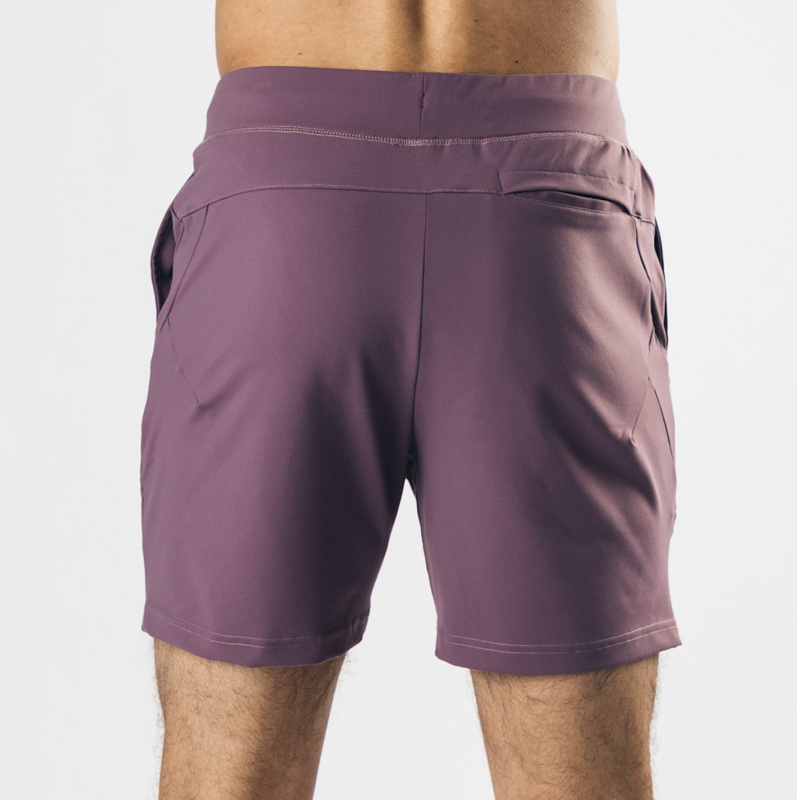 Slim Fit Elastine Gym Shorts Mens 4 Way Stretch  Shorts In Bulk