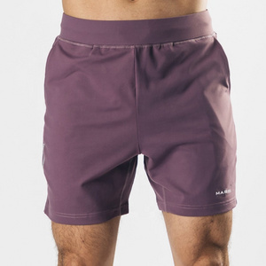 Slim Fit Elastine Gym Shorts Mens 4 Way Stretch  Shorts In Bulk