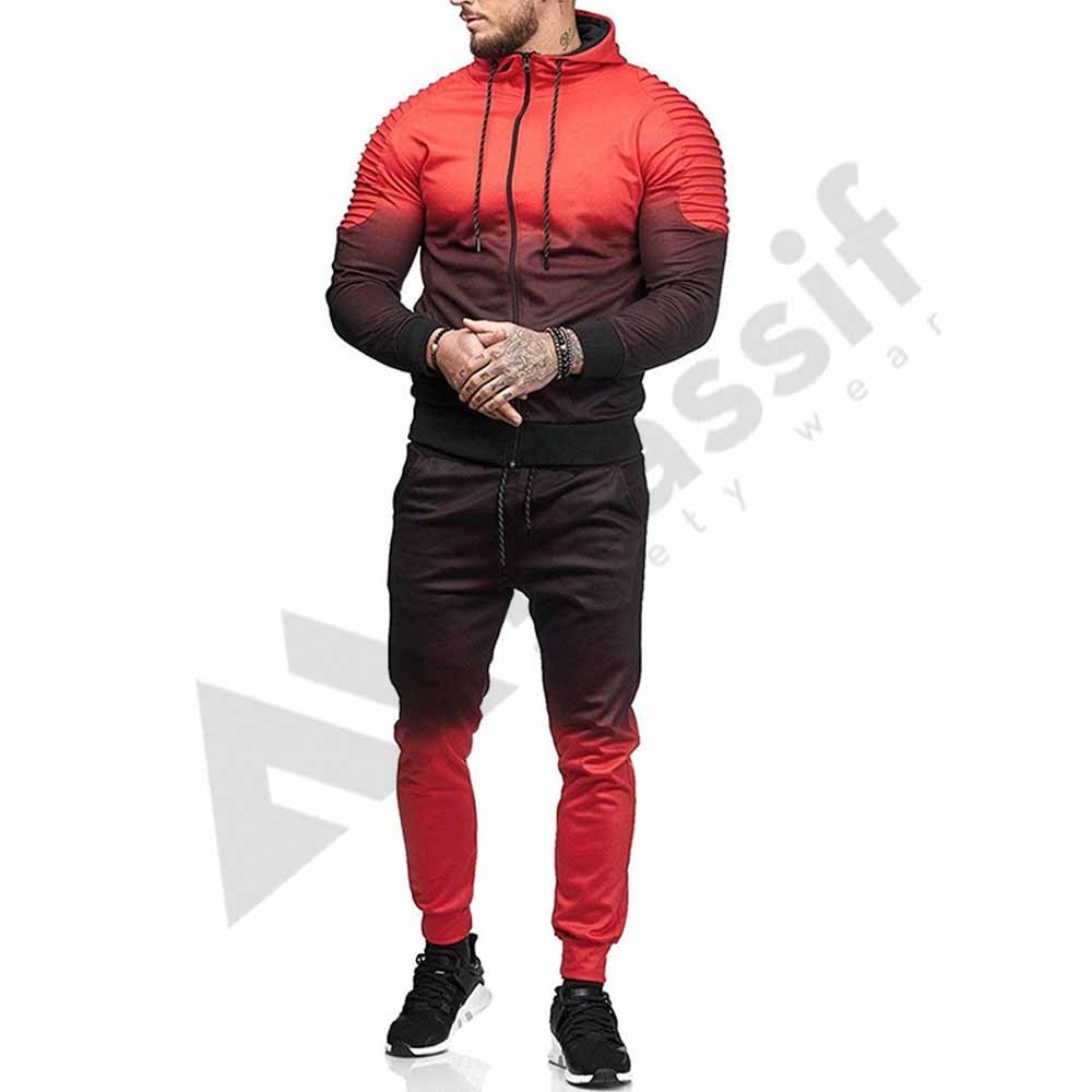 Custom Logo Wholesale Couple Tracksuit Suit Mens Blank Parachute Track Suits