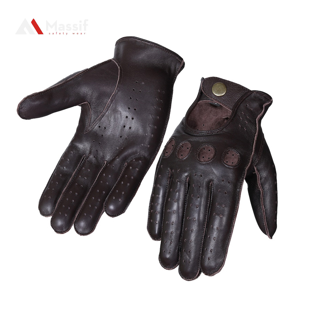 High Quality Lightweight Leather Driving Gloves Durable Waterproof Driving Gloves FOR Unisex