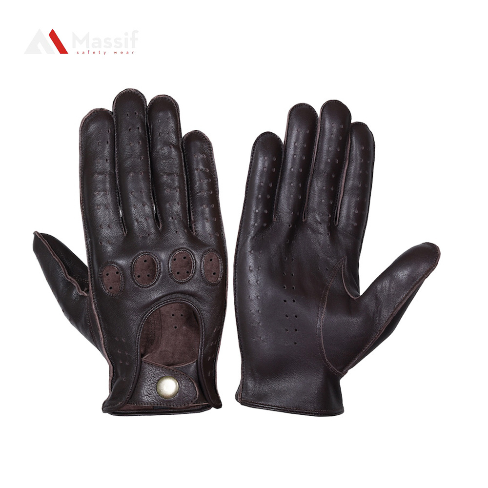 High Quality Lightweight Leather Driving Gloves Durable Waterproof Driving Gloves FOR Unisex