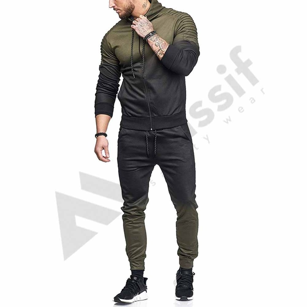 Custom Logo Wholesale Couple Tracksuit Suit Mens Blank Parachute Track Suits