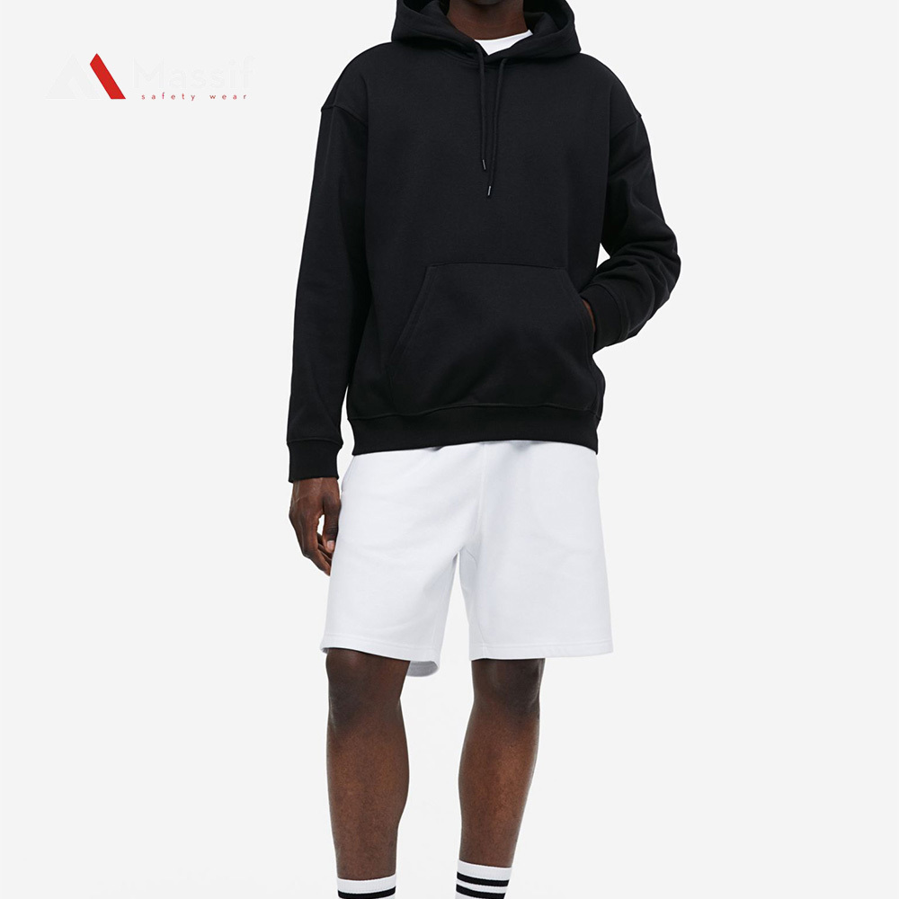 wholesale plain high quality tech fleece heavyweight fleece full zip up hoodie set custom logo men's hoodies & sweatshirts