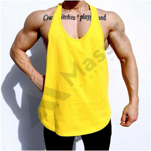 Mens Custom Gym Fitness Stringer Singlet Bodybuilding Yoga Wife Beater Vest Wholesale