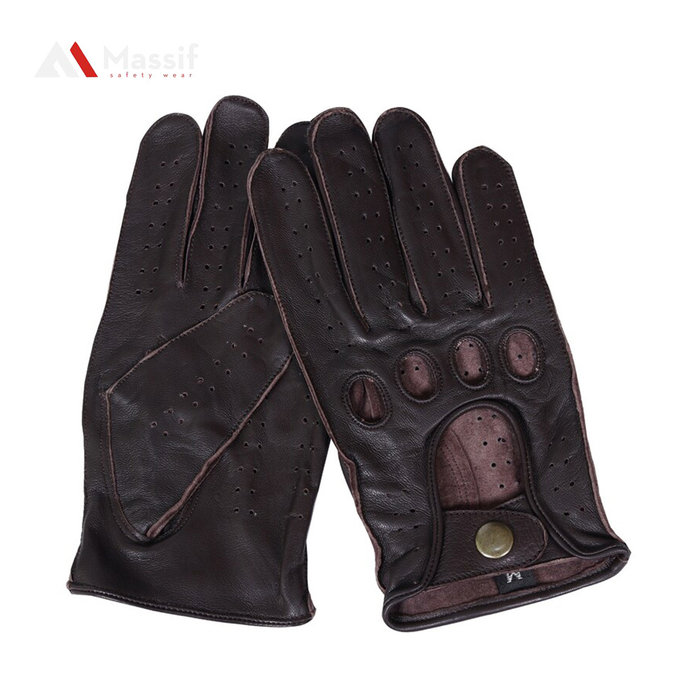 High Quality Lightweight Leather Driving Gloves Durable Waterproof Driving Gloves FOR Unisex