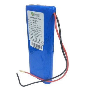 12V 6700mAh li ion 18650 battery pack 2p3s