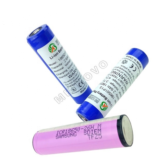 China Supplier 3.7 Volt Li-ion Rechargeable battery / 3.7V 2600mah battries