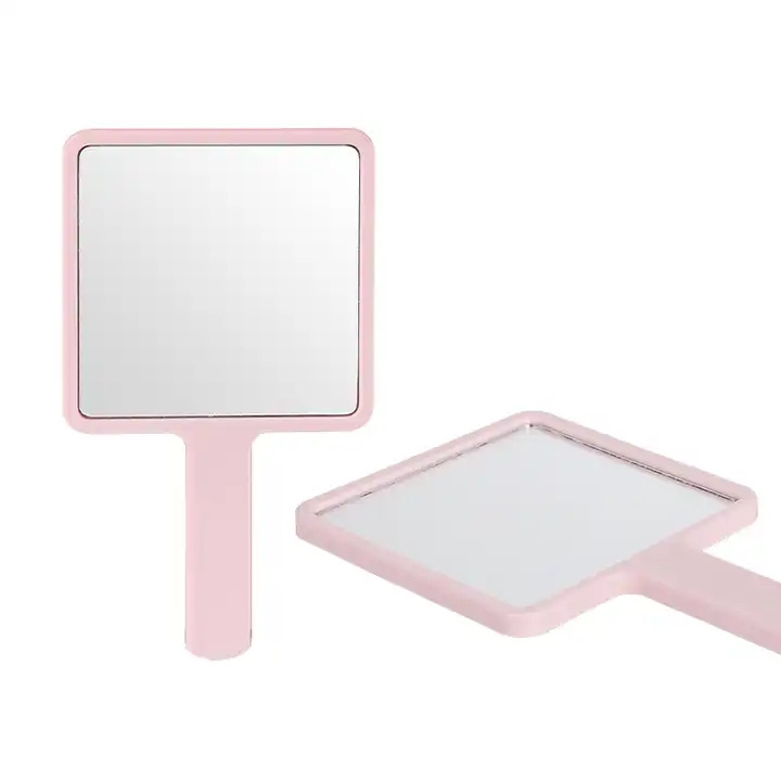 RTS wholesale custom personalized cosmetic mirror portable modern hand held mirror