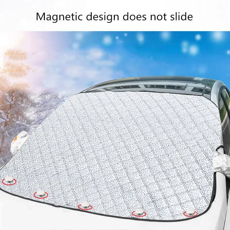 ODM/OEM Universal outdoor front window Car Magnetic Frost Protection Windscreen Cover