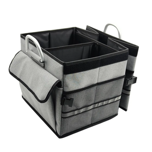 Wholesale Oxford layout car organizer storage box Car Boot Organizer Trunk Organizer for car