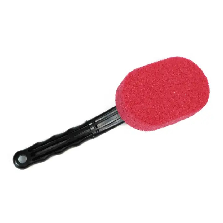 Car wash washing sponge brush Car Detailing Tools Tyre Coating  Wheel Painting Brushes Tire Sponge Brush