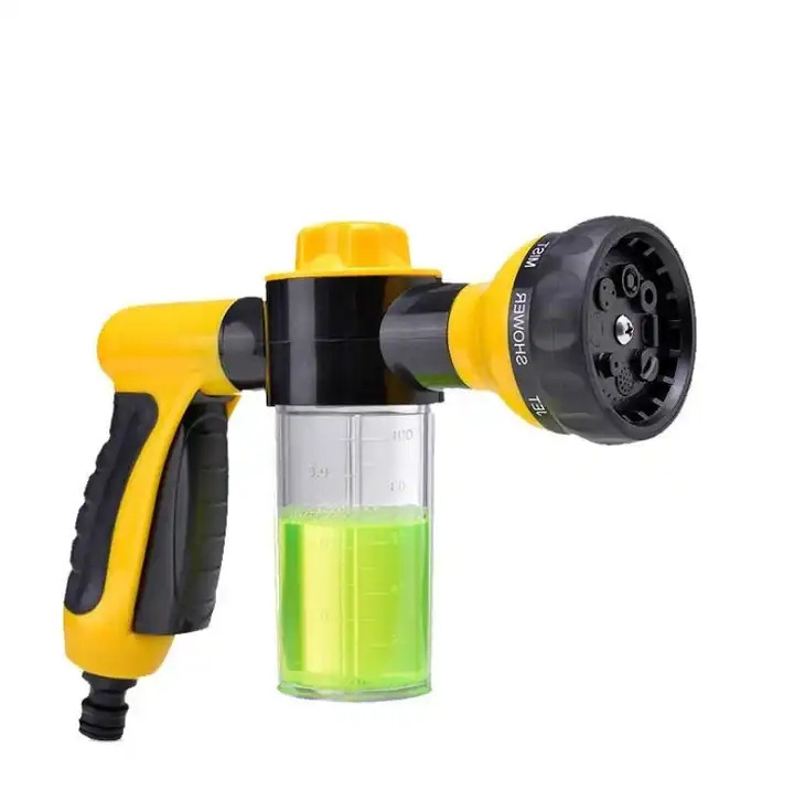 High pressure water Jet Spray Gun Soap Dispenser Garden Watering Hose Nozzle Car Washing Tool