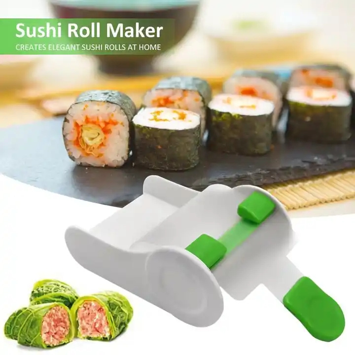 Creative Vegetable Meat Rolling Tool Sushi Maker Roller Rice Mold Equipment Manual DIY Machine Meat Rolling Tool