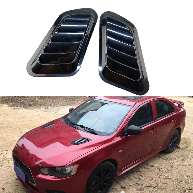 Factory Car Universal Decorative Bonnet Vent Cover Hood, Auto Air Flow Intake Air Scoop Decorative