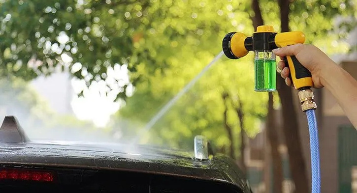 High pressure water Jet Spray Gun Soap Dispenser Garden Watering Hose Nozzle Car Washing Tool