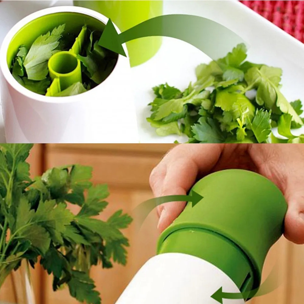 TX Cilantro shredder Spice Vegetable Crusher Portable Cilantro grinder Kitchen gadget