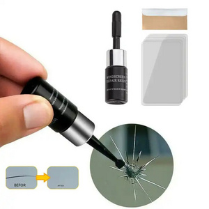 Hot Sale auto repair tools nano glass repair fluid for windshield scratch repairKit Window Screen Curing Glue Tools