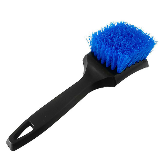 RTS TX Automotive cleaning supplies Car wheel brush tool Tire Rim Brush Cleaning Brushes Black White Tire Auto Washing Tool