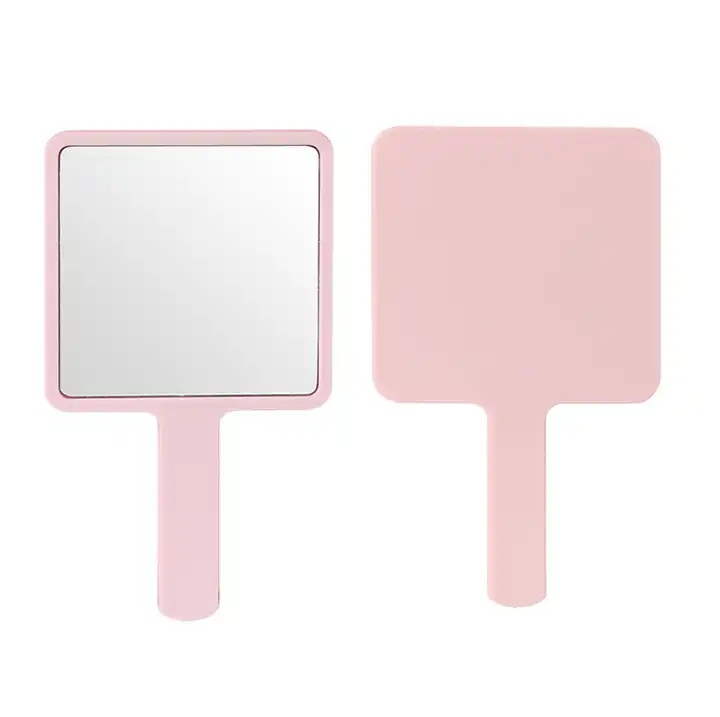 RTS wholesale custom personalized cosmetic mirror portable modern hand held mirror