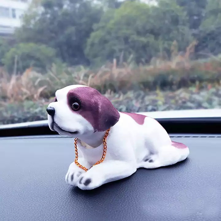 TX Car Ornaments  Auto  Shaking Head Dog Automobiles Dashboard  Desk Decoration Accessories