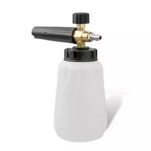 TX Car Cleaning 1/4" Quick Connector Garden Hose Foam Cannon High-pressure Foam Bottle Cannon Lance