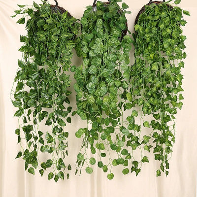 Factory Artificial Green Dill Vine Simulation Wall Hanging Plant Green Plant Ivy Environment Decoration