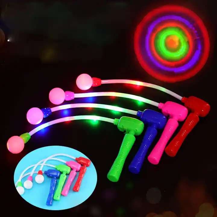 colorful glow rotating stick with music swing lights Novelty  Stick Toy LED Glow Flash Colourful Music Toy