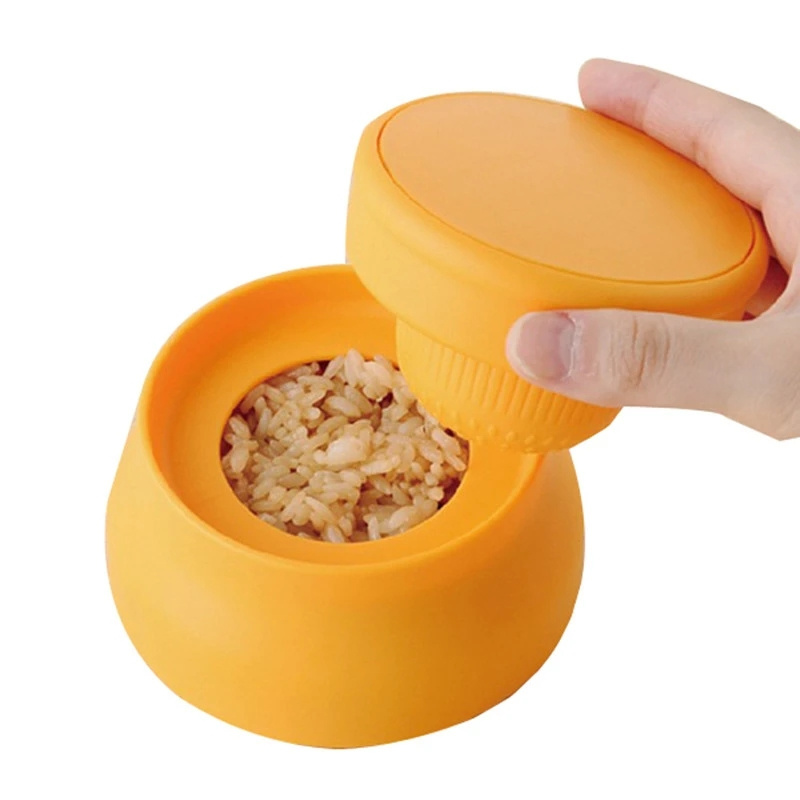 Hot saleJapanese Rice Mold  DIY Plastic Rice Ball Cup Mold Maker Creative Sushi Mold Maker for Kids Lunch