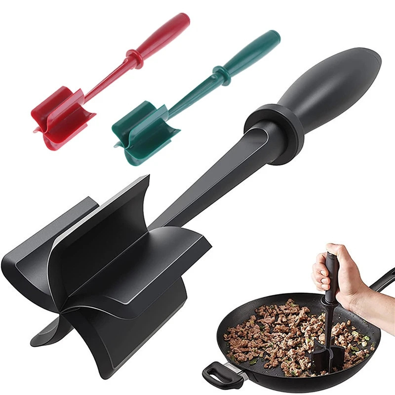 Non Stick Mix Choppers Meat Chopper Kitchen Tools Meat Fruit Potato chopper Masher Ground Beef Masher