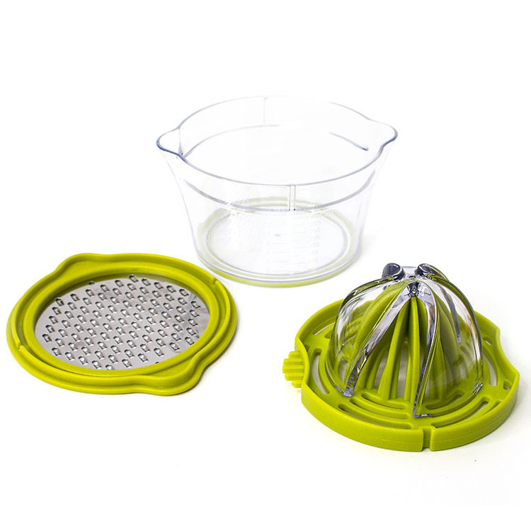 XH manual citrus juicer hand press lemon squeezer Citrus Lemon Orange Fruit Juicer Squeezer With Built-In Measuring Cup