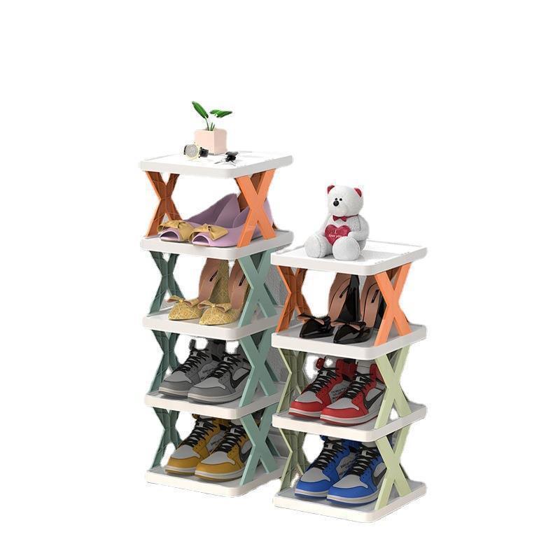 Resin Simple Shoe Rack Multi-layer Dormitory Shoe Cabinet Stackable Shoe Rack