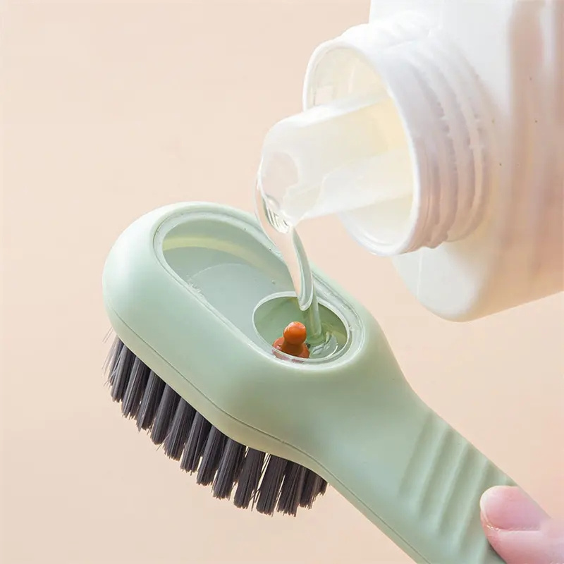 ODM/OEM Automatic Liquid Soap Cleaning Brush Shoe Clothes Brush Bathroom Household Cleaning Tool