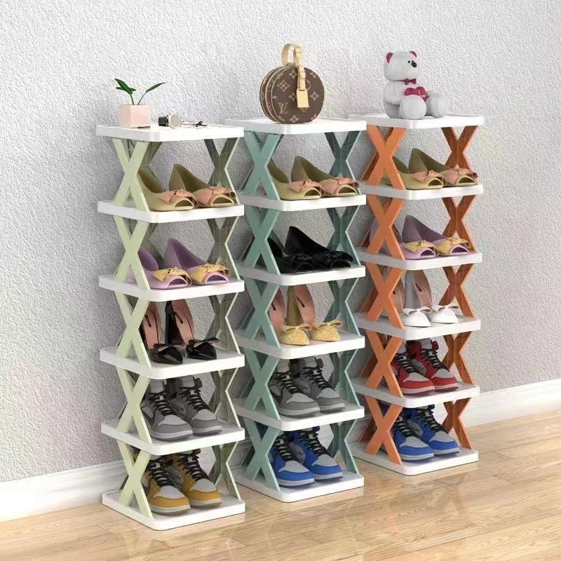 Resin Simple Shoe Rack Multi-layer Dormitory Shoe Cabinet Stackable Shoe Rack