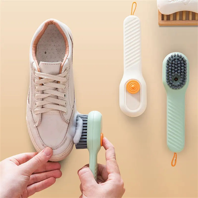 ODM/OEM Automatic Liquid Soap Cleaning Brush Shoe Clothes Brush Bathroom Household Cleaning Tool